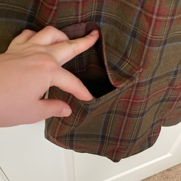 Brooks Brothers Plaid Blazer Size 16 Worsted Wool - Picture 10 of 16